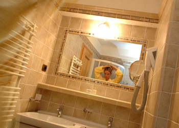 Residences a Moena. bagno
