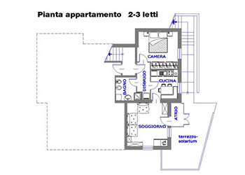Apartments in Moena - Type 1 - Photo ID 188